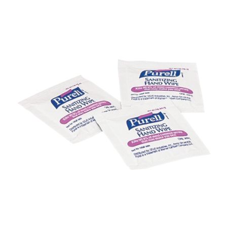 Purell Premoistened Sanitizing Hand Wipes, White, Case Of 1,000 Packets