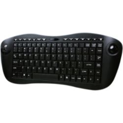 Adesso WKB-3000U Wireless Mini Keyboard with Trackball