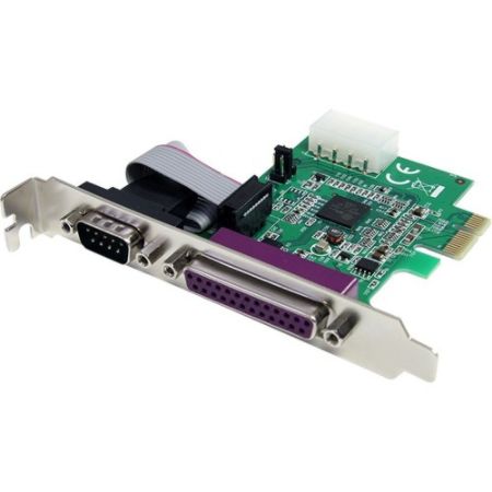 StarTech.com 1S1P Native PCI Express Parallel Serial Combo Card with 16950 UART