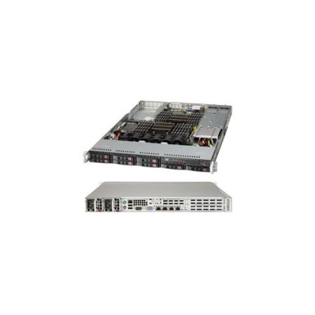 Supermicro SuperServer 1027R-WRF4+ Barebone System - 1U Rack-mountable - Intel C606 Chipset - Socket R LGA-2011 - 2 x Processor Support - Black
