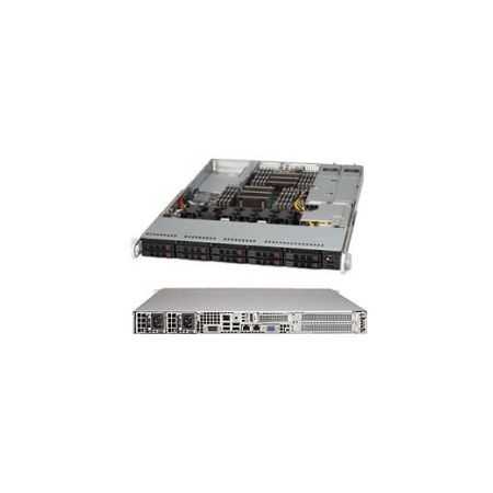 Supermicro SuperServer 1027R-N3RF Barebone System - 1U Rack-mountable - Intel C606 Chipset - Socket R LGA-2011 - 2 x Processor Support - Black