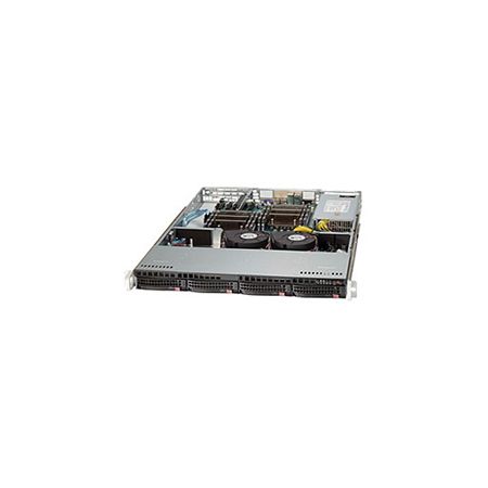 Supermicro SuperServer 6017R-TDF Barebone System - 1U Rack-mountable - Intel C602 Chipset - Socket R LGA-2011 - 2 x Processor Support - Black