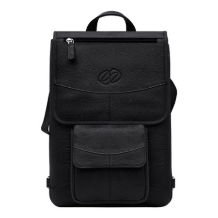 MacCase Leather Flight Jacket Bag For 17" MacBooks&reg;, Black