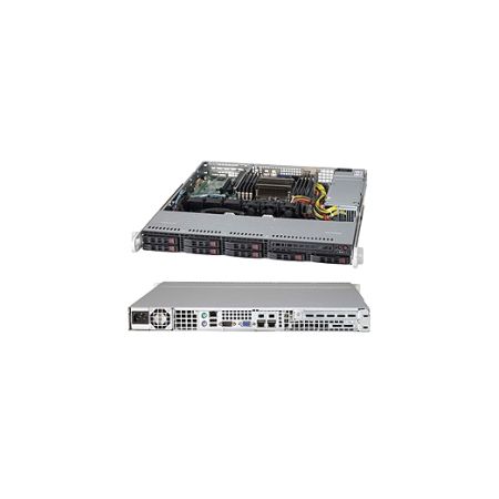Supermicro SuperServer 1017R-MTF Barebone System - 1U Rack-mountable - Intel C602 Chipset - Socket R LGA-2011 - 1 x Processor Support - Black
