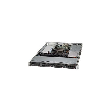 Supermicro SuperServer 5017R-WRF Barebone System - 1U Rack-mountable - Intel C602 Chipset - Socket R LGA-2011 - 1 x Processor Support - Black