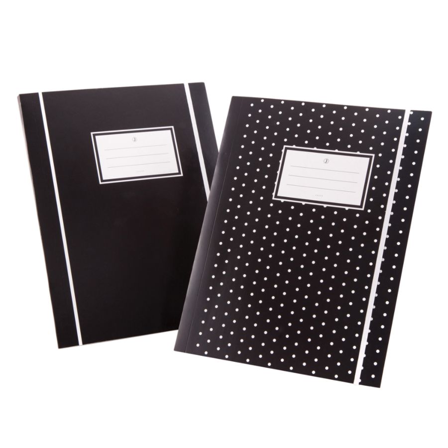 See Jane Work Composition Book, 7 1/2" x 9 3/4", College Ruled, 80 Sheets, Black Dot