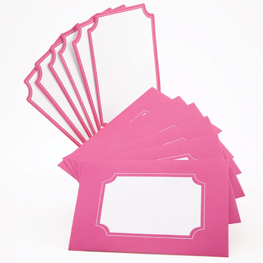 See Jane Work Note Cards With Envelopes, 4"x 6", Pink, Pack Of 6