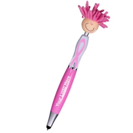 Breast Cancer Awareness Stylus Pens With Screen Cleaner ...