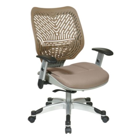 Office Star&trade; REVV Series SpaceFlex&reg; High-Back Chair, Latte/Platinum