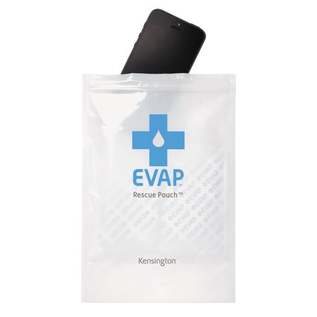 Kensington&reg; EVAP Wet Electronics Rescue Pouch, White