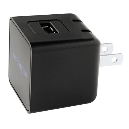 Kensington&reg; AbsolutePower Wall Charger, 2.1-Amp, Black