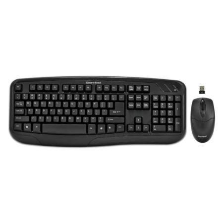 Gear Head KB5150W Wireless Keyboard/Mouse Combo, black