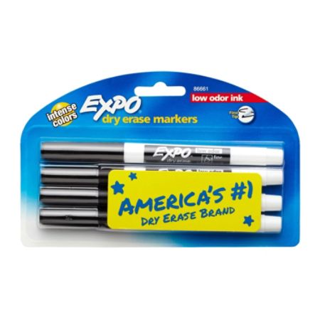 markers erase expo dry pack fine odor low point