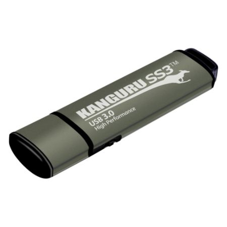 Kanguru SS3 USB 3.0 Flash Drive with Physical Write Protect Switch, 128GB