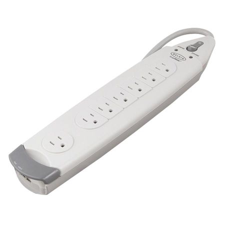 Belkin SurgeMaster Home Grade 7 Outlet Surge Protector 12 Cord White by