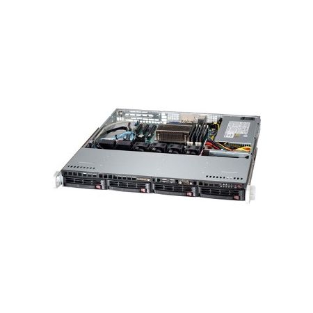 Supermicro SuperServer 5018D-MTF Barebone System - 1U Rack-mountable - Intel C224 Express Chipset - Socket H3 LGA-1150 - 1 x Processor Support - Black