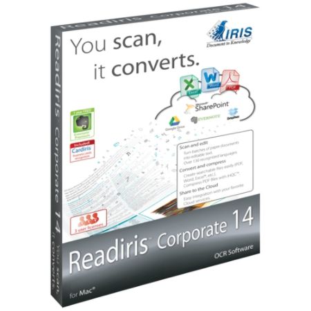 Readiris Corporate 14 for Mac, Download Version