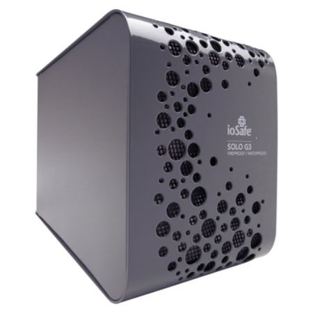 ioSafe&reg; Solo G3 2 TB External USB 3.0 Hard Drive, Gray