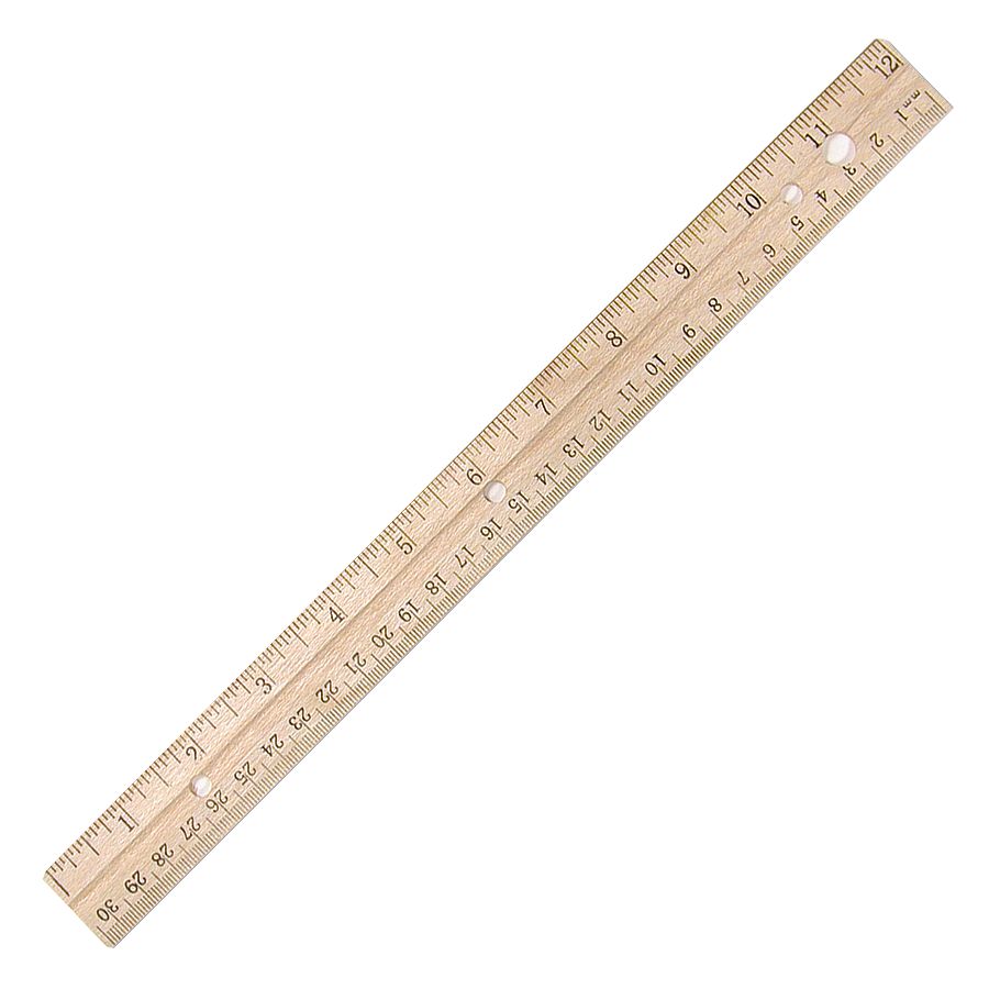 Westcott Wood Ruler 12
