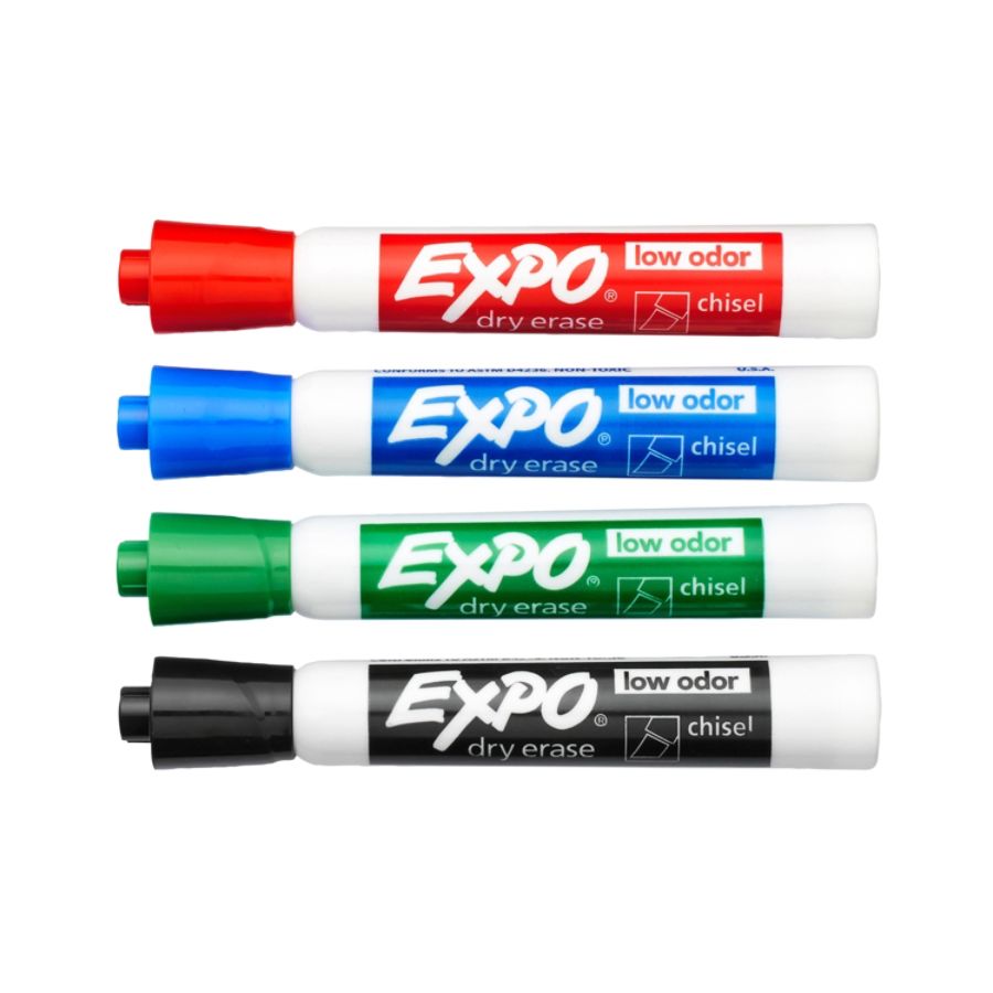 EXPO Low Odor Dry Erase Markers