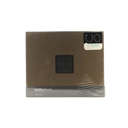 American Crafts D-Ring Album, 12" x 12", Chestnut, Cloth