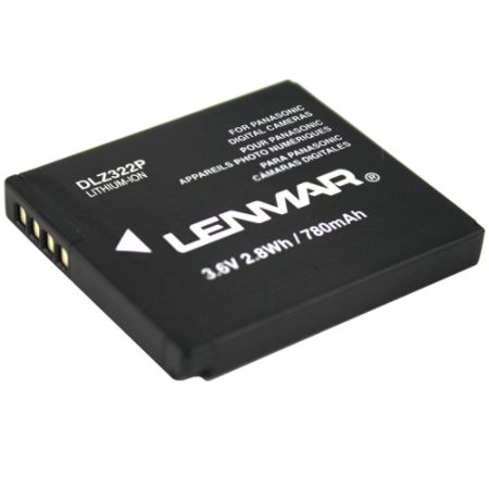 Lenmar&reg; DLZ322P Lithium-Ion Camera Battery, 3.6 Volts, 780 mAh Capacity