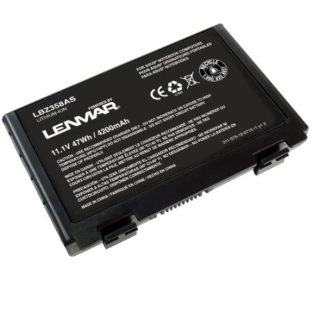Lenmar&reg; LBZ358AS Lithium-Ion Laptop Battery, 11.1 Volts, 4400 mAh Capacity