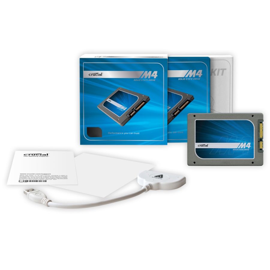 Crucial&reg; m4 2.5" Solid-State Drive For Laptops, 64GB, With Data Transfer Kit