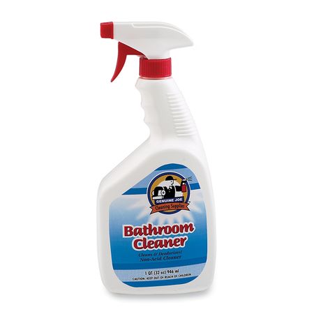 Genuine Joe Ready-To-Use Bathroom Detergent, 32 Oz.