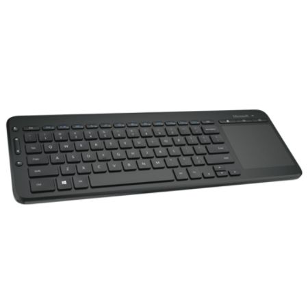Microsoft&reg; N9Z-00001 Wireless All-In-One Media Keyboard, Black