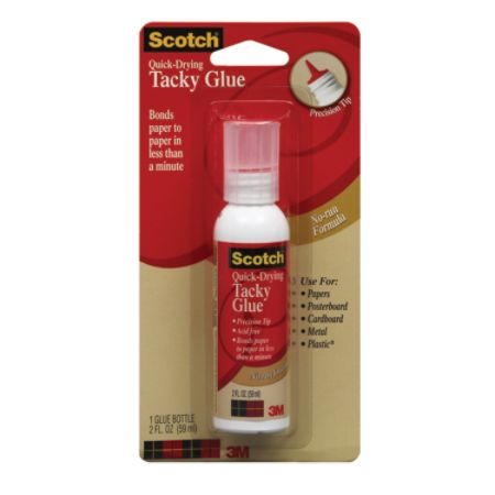 Scotch&reg; Quick-Drying Tacky Glue, 2 Oz.