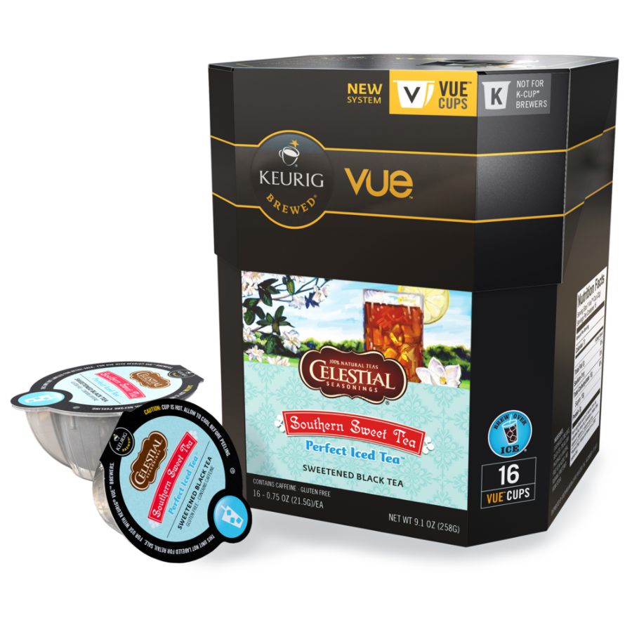 Celestial Seasonings&reg; Southern Sweet Perfect Iced Tea Vue&trade; Packs, 0.40 Oz., Box Of 16