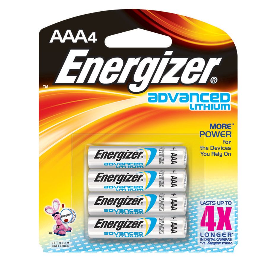 Energizer Lithium Advanced AAA Batteries Pack