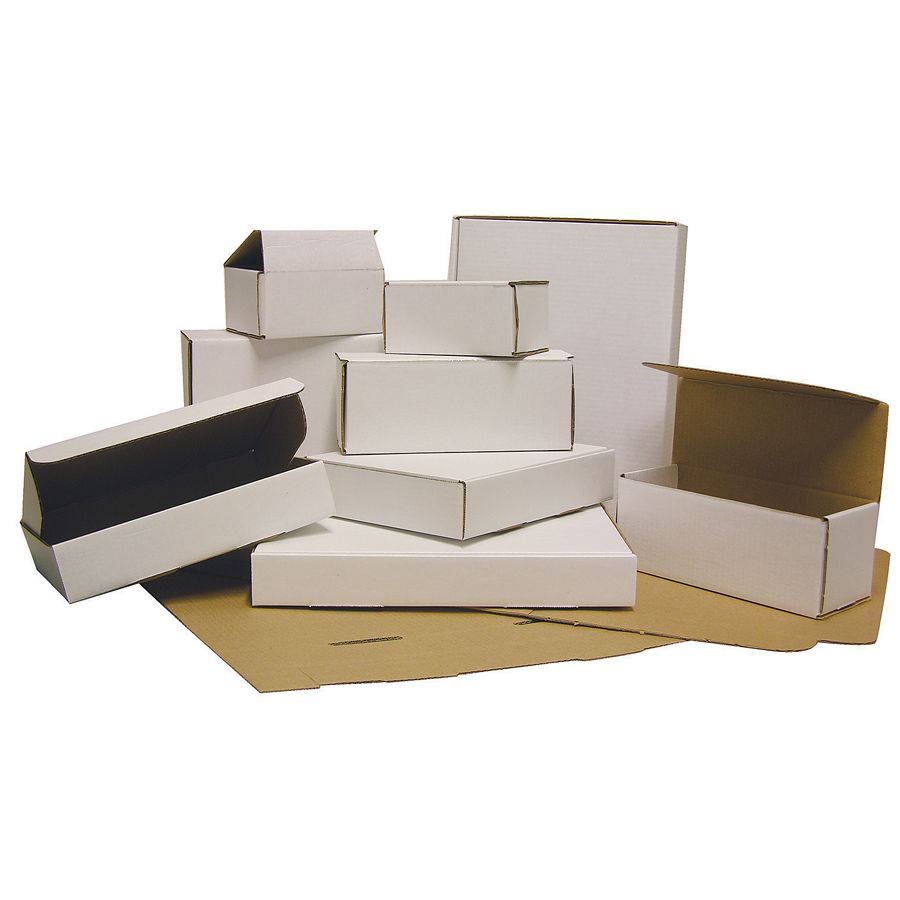 Office Depot Brand White Mailing Boxes
