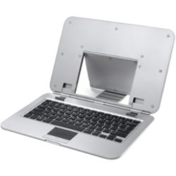 Ergo Laptop Stand w/ built-in Keyboard and touchpad via Ergoguys