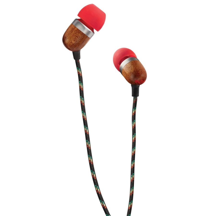 Marley Jammin "Smile" In-Ear Headphones With Carry Bag, Fire
