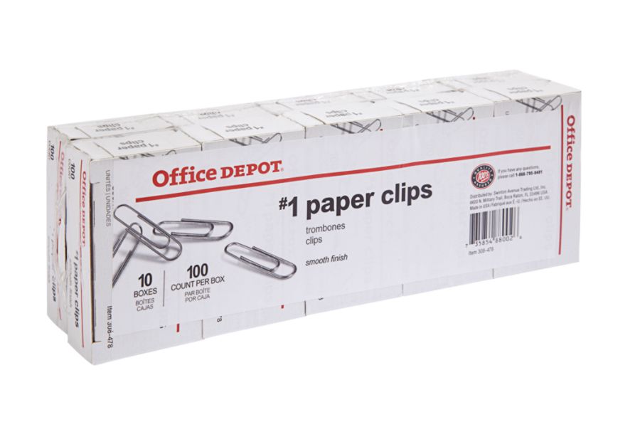 Office Depot Brand Paper Clips No