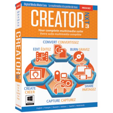 Corel&reg; Roxio&reg; Creator&reg; NXT 3, Traditional Disc