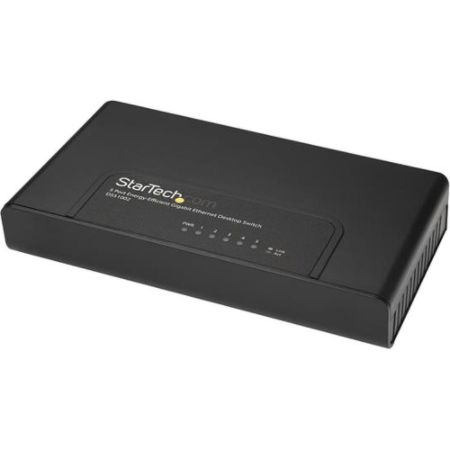 StarTech.com 5 Port Unmanaged Energy-Efficient Gigabit Ethernet Switch - Desktop / Wall Mount Network Switch