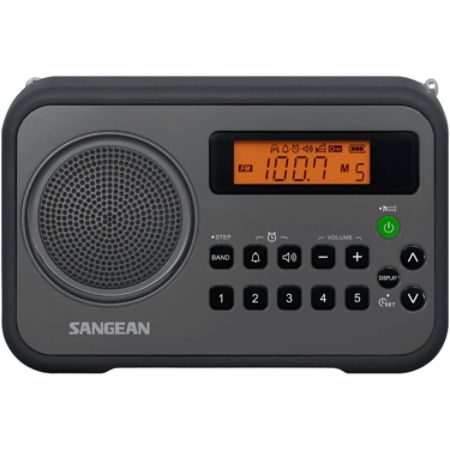 Sangean PR-D18 Desktop Clock Radio - 1 W RMS - Mono