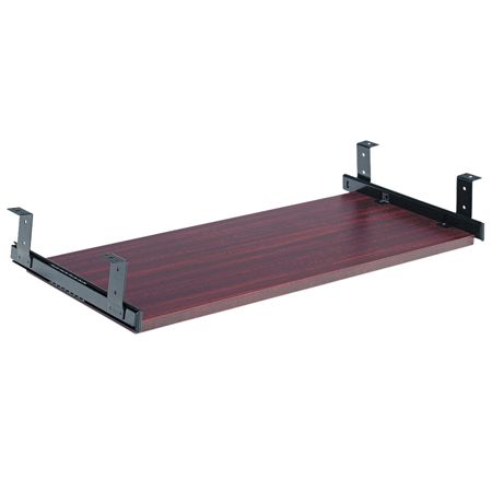 Alera&reg; Underdesk Keyboard/Mouse Shelf, 28"W x 12"D, Mahogany