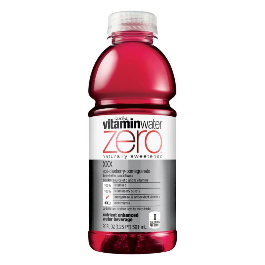 glac&eacute;au vitaminwater&trade; XXX Zero Calorie, 20 Oz. Bottles, Case Of 24