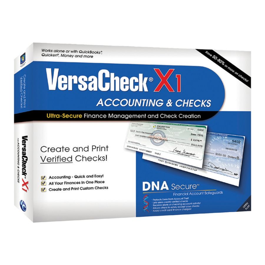 VersaCheck® X1 Accounting & Checks, Traditional Disc Item # 316813