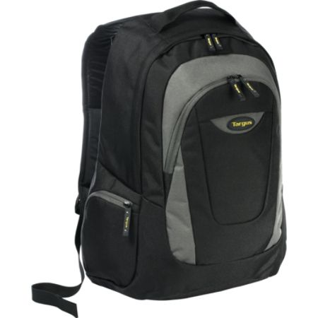 Targus Trek Carrying Case (Backpack) for 16" Notebook - Black, Yellow, White Accent