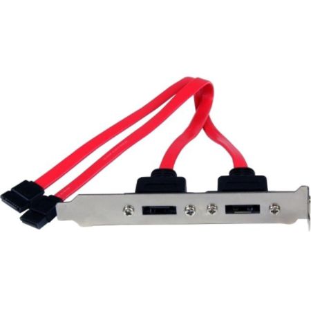 StarTech.com 2 Port SATA to eSATA Slot Plate Bracket