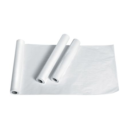 Medline Deluxe Smooth Exam Table Paper, 21" x 125', Crepe, Carton Of 12 Rolls