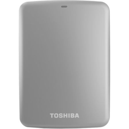 Toshiba Canvio&reg; Connect 1TB External USB Portable Hard Drive, Silver