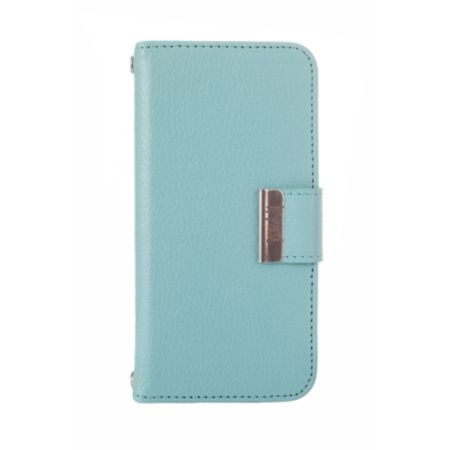 Kyasi Signature Phone Wallet Case For iPhone 5/iPhone 5S, Catalina Blue