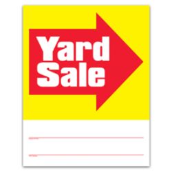 Yard Sale Signs 14 H x 11 W Pack Of 4 by Office Depot & OfficeMax