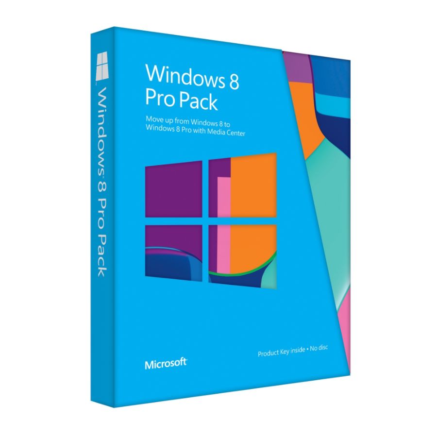 Windows&reg; 8 Pro Pack, Upgrade, Product Key